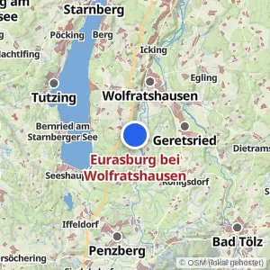 Kartenvorschau Eurasburg bei Wolfratshausen