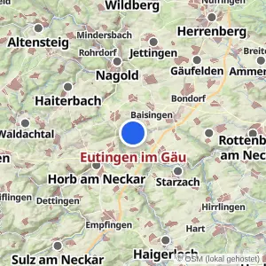 Kartenvorschau Eutingen im Gäu