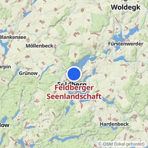 Kartenvorschau Feldberger Seenlandschaft