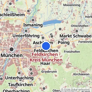 Kartenvorschau Feldkirchen - Kreis München