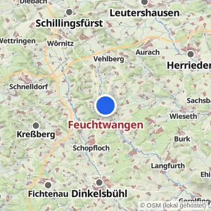 Kartenvorschau Feuchtwangen