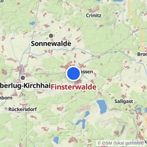 Kartenvorschau Finsterwalde