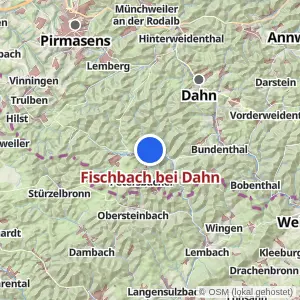 Kartenvorschau Fischbach bei Dahn