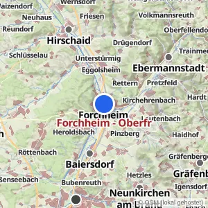 Kartenvorschau Forchheim - Oberfr
