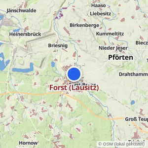 Kartenvorschau Forst (Lausitz)