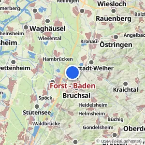 Kartenvorschau Forst - Baden
