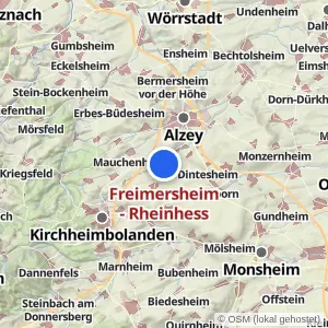 Kartenvorschau Freimersheim - Rheinhess