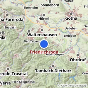Kartenvorschau Friedrichroda