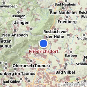 Kartenvorschau Friedrichsdorf