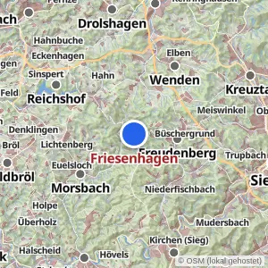 Kartenvorschau Friesenhagen