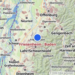 Kartenvorschau Friesenheim - Baden