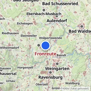 Kartenvorschau Fronreute