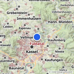 Kartenvorschau Fuldatal