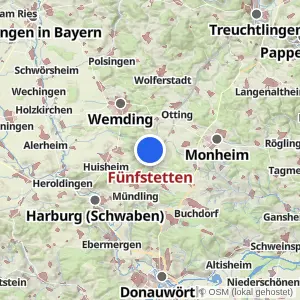 Kartenvorschau Fünfstetten