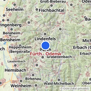 Kartenvorschau Fürth - Odenw