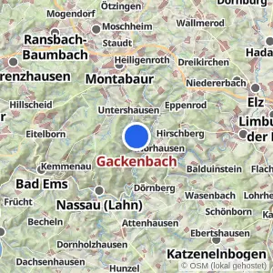 Kartenvorschau Gackenbach