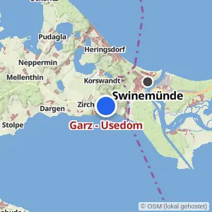 Kartenvorschau Garz - Usedom