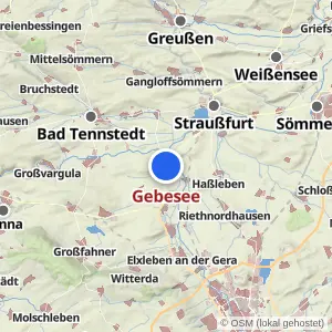 Kartenvorschau Gebesee