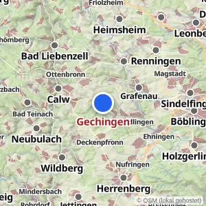 Kartenvorschau Gechingen