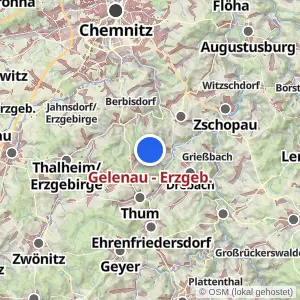 Kartenvorschau Gelenau - Erzgeb.