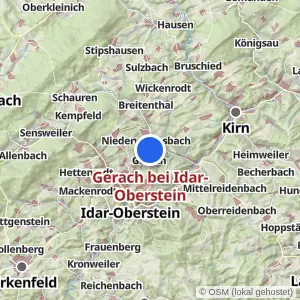 Kartenvorschau Gerach bei Idar-Oberstein