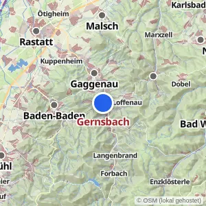 Kartenvorschau Gernsbach