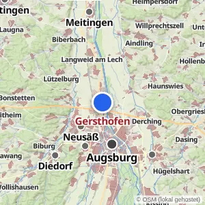 Kartenvorschau Gersthofen
