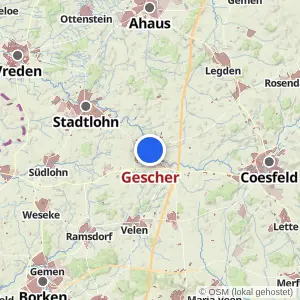Kartenvorschau Gescher