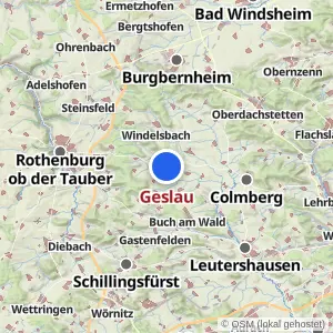 Kartenvorschau Geslau