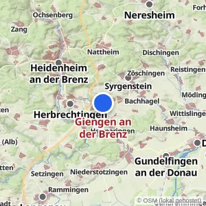 Kartenvorschau Giengen an der Brenz