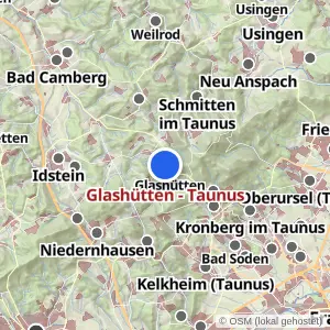 Kartenvorschau Glashütten - Taunus