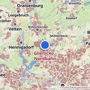 Kartenvorschau Glienicke - Nordbahn
