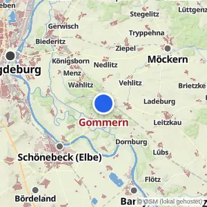 Kartenvorschau Gommern