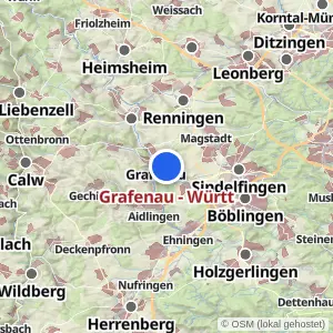 Kartenvorschau Grafenau - Württ