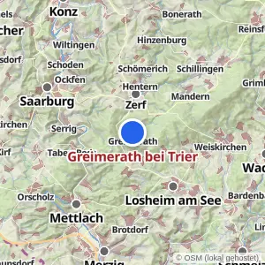 Kartenvorschau Greimerath bei Trier