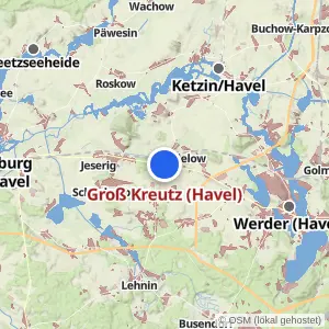 Kartenvorschau Groß Kreutz (Havel)