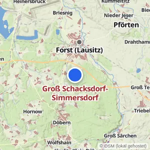 Kartenvorschau Groß Schacksdorf-Simmersdorf