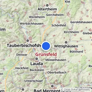 Kartenvorschau Grünsfeld