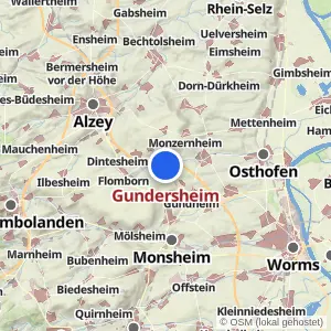 Kartenvorschau Gundersheim