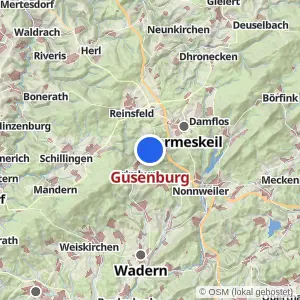 Kartenvorschau Gusenburg