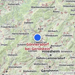 Kartenvorschau Gönnersdorf bei Gerolstein
