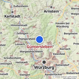 Kartenvorschau Güntersleben