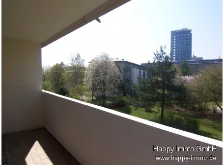 Balkon Blick nach Osten