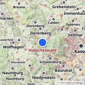 Kartenvorschau Habichtswald