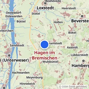 Kartenvorschau Hagen im Bremischen