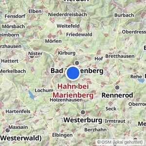 Kartenvorschau Hahn bei Marienberg