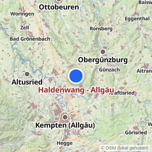 Kartenvorschau Haldenwang - Allgäu