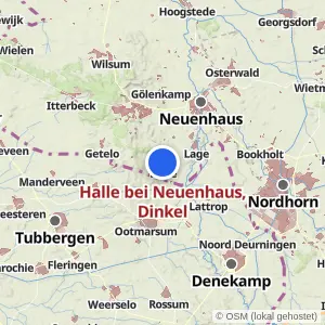 Kartenvorschau Halle bei Neuenhaus, Dinkel