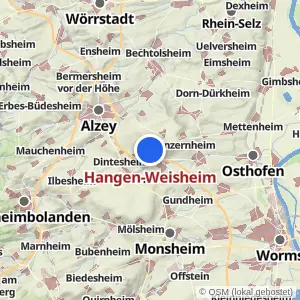 Kartenvorschau Hangen-Weisheim