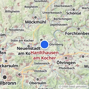 Kartenvorschau Hardthausen am Kocher
